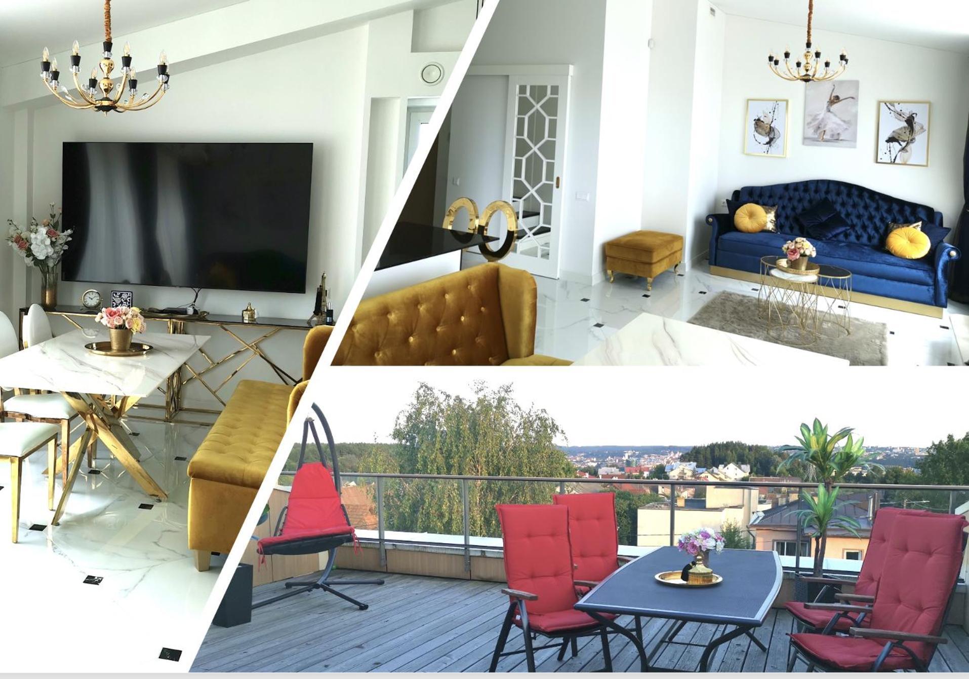 Luxury Penthouse With Large Terrace & Panoramic Old Town View Lejlighed VNO Eksteriør billede